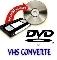 Conversão de fita vhs para  dvd