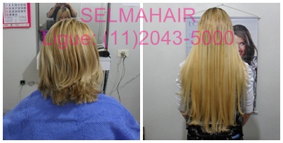 Alongamento de cabelo
